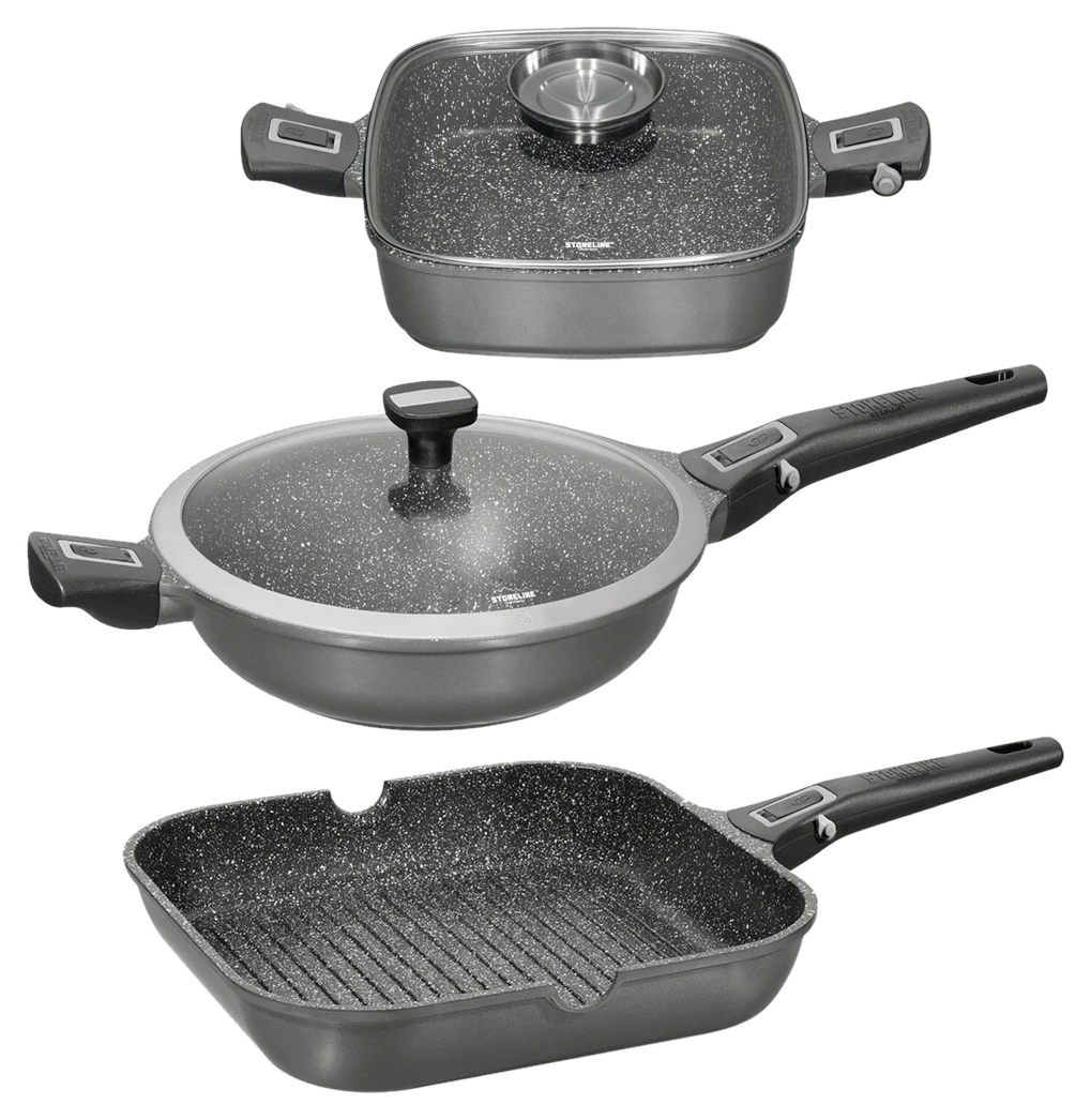 STONELINE® STONELINE Imagination PLUS Pfannen-Set 4-teilig
