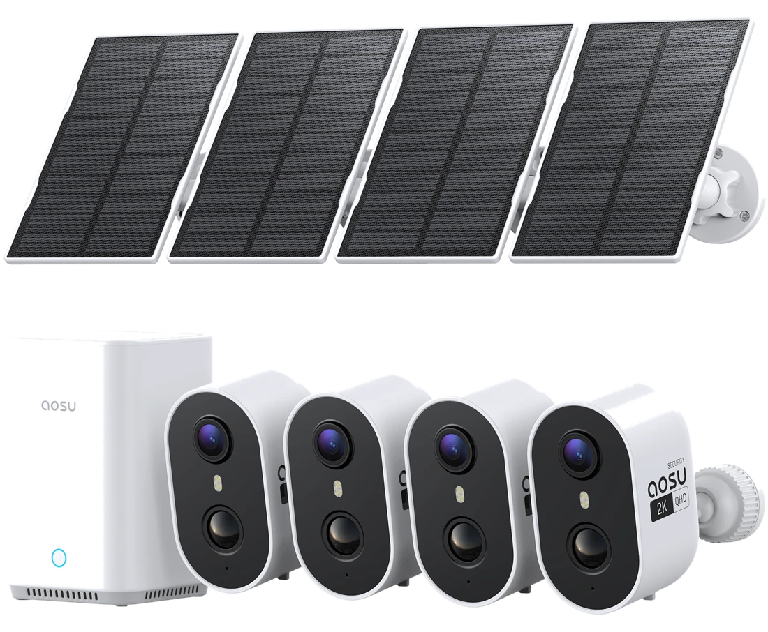 aosu | SECURITY SolarCam Lite System – 2-Cam Kit