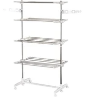 HOMCOM Wäscheständer silber