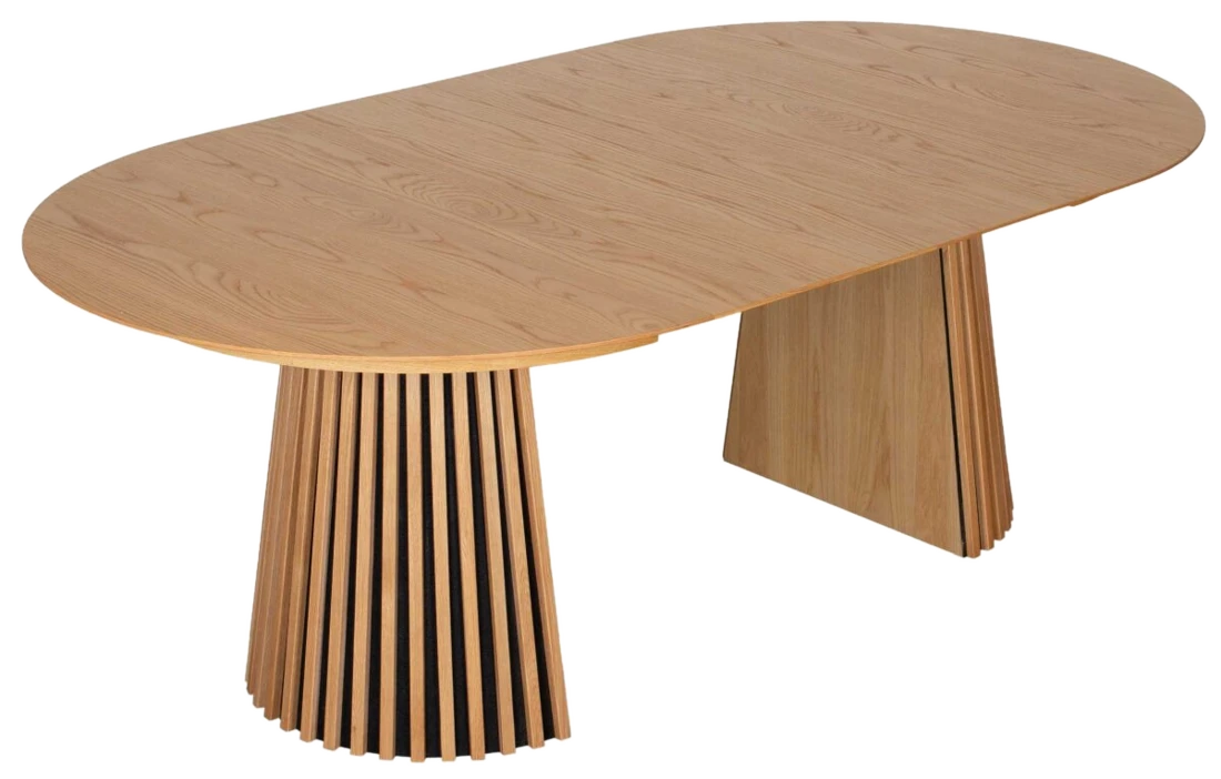 Mr. Deko Esstisch Oria Natur Oak oval 120/210 x 120 cm FSC®-zertifiziert