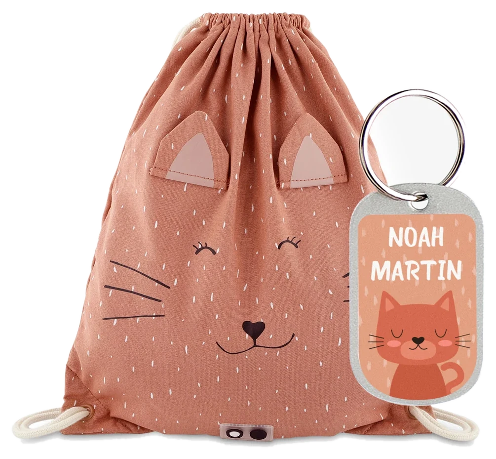 Stikets Beutel-Rucksack mit Kordelzug Mrs. Cat von Trixie