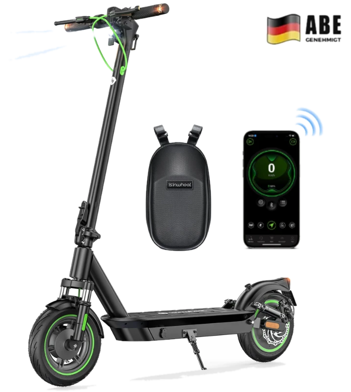 iSinwheelDE isinwheel S10Plus 60KM Komfort-Pendler E-Scooter Mit Straßenzulassung (ABE