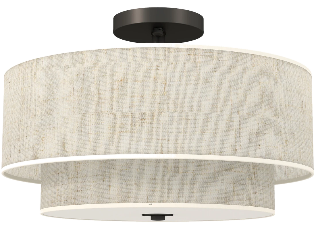 HOMCOM Deckenleuchte – Deckenlampe Hängend mit 3 x E14 Fassung