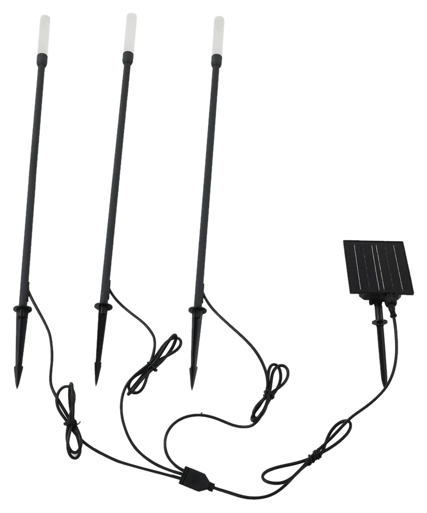 Lindby LED-Solarleuchte Balian, 3er-Set