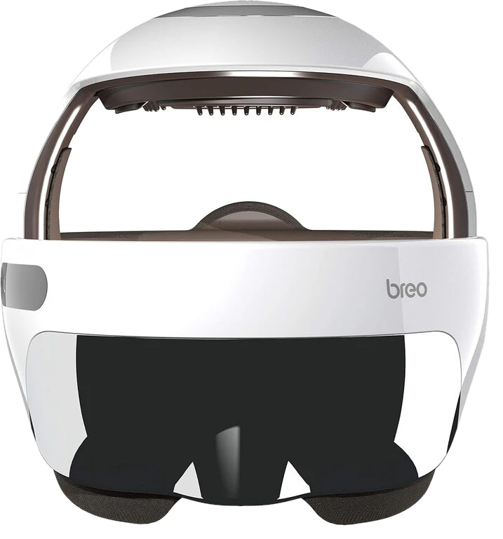 breo iDream5s Elektrischer Kopf-Massagehelm mit Wärmefunktion für Augen