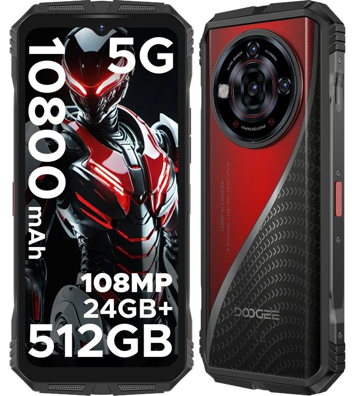 DOOGEE S118 PRO Rugged-Smartphone 5G 24GB+512GB: 6,6 Zoll 120Hz Display
