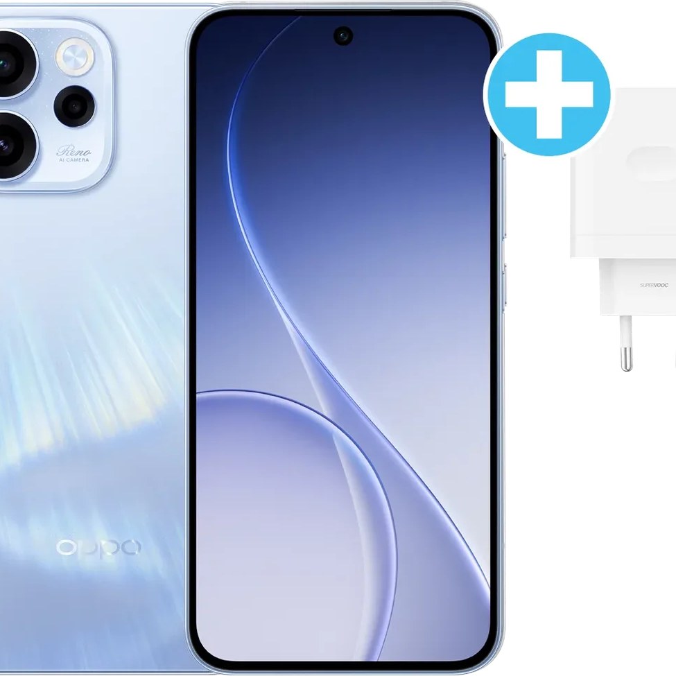 OPPO Reno15 F 5G – 8/256, Aurora Blue Smartphone
