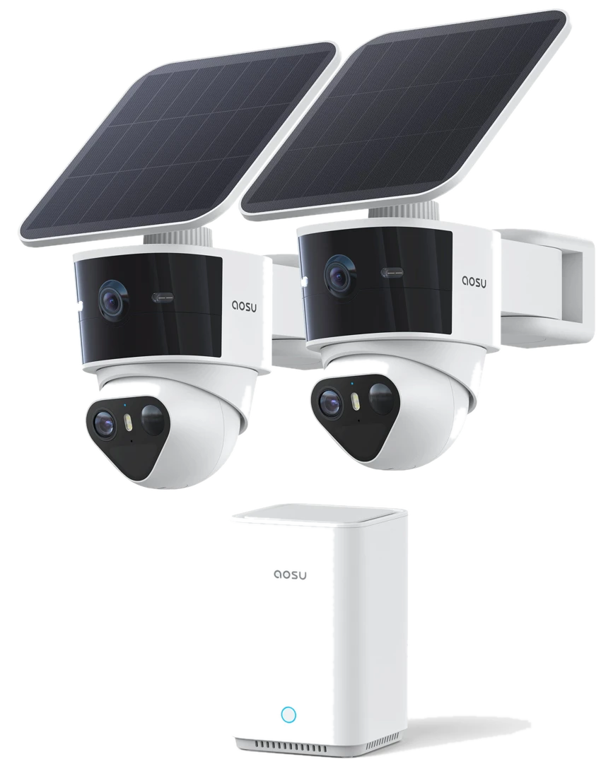 aosu | SECURITY SolarCam T2 Pro mit Gen2. aosuBase System