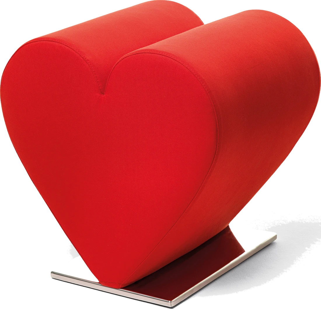 Poufs Love Sitzplatz rot