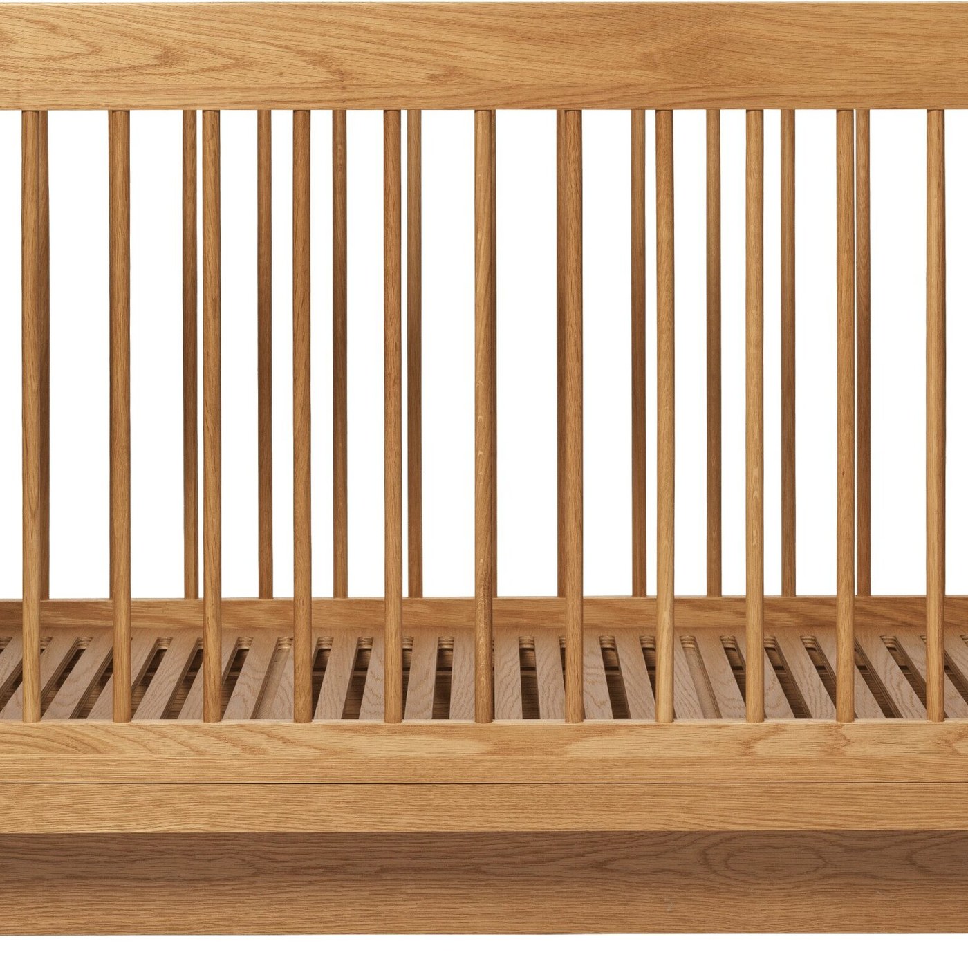 Kindersofas & -betten Tilu Babybett – Eiche Natur