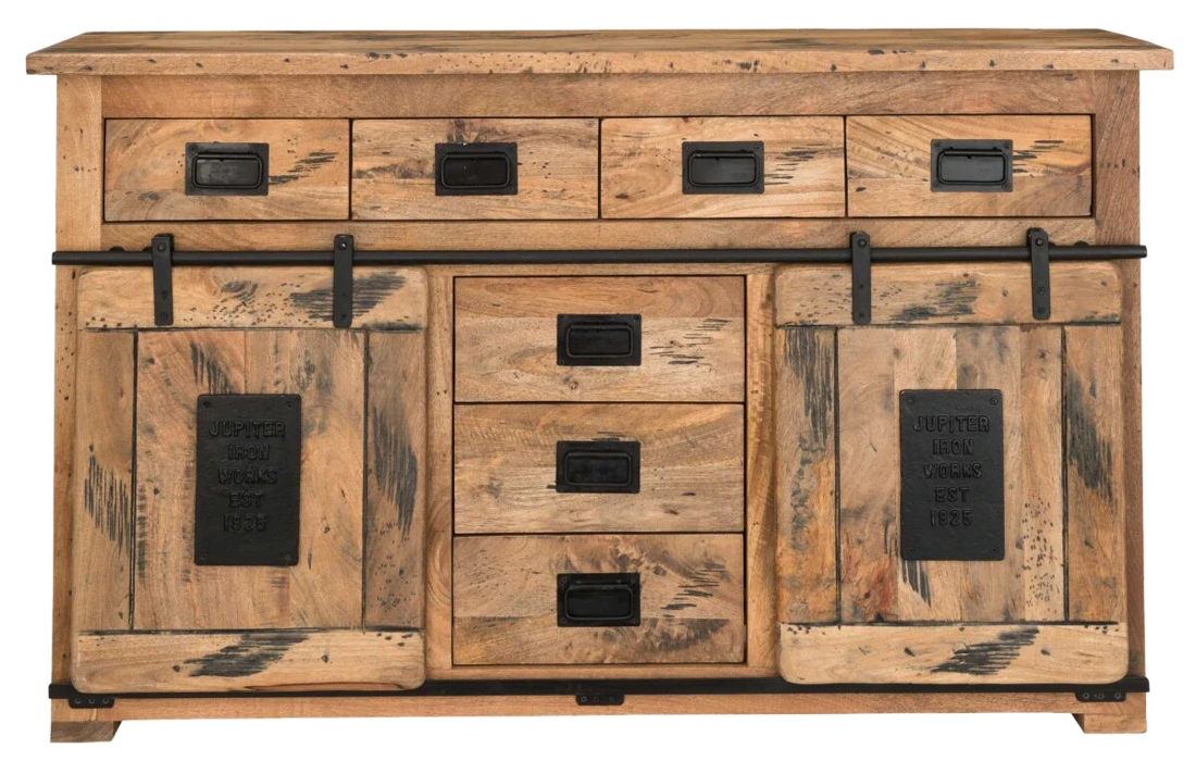 Mr. Deko Sideboard Florenz Mango Vintage 150 x 45 x 90 cm