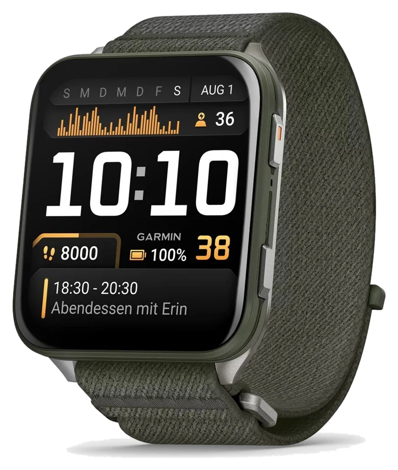 Garmin Venu X1, Moosgrün 2,0" Fitness Smartwatch