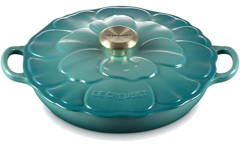 Le Creuset Gusseisentopf für die Küche: Gourmet-Profitopf Blume