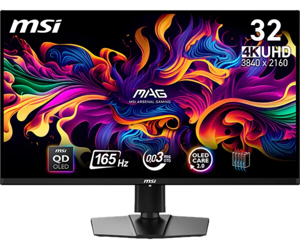 MSI MAG 321UPDE QD-OLED Gaming Monitor (80 cm/31.5"), 3840 x
