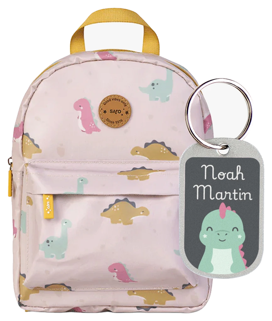 Stikets Personalisierbarer Mini-Rucksack B&B Safari