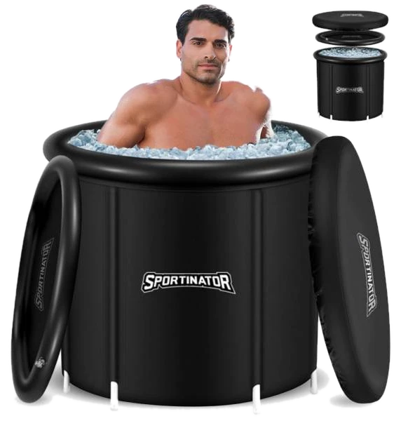 SPORTINATOR "Regenerate" Eisbad Tonne Ø 80 cm 400 Liter
