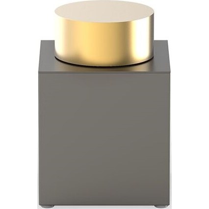Decor Walther Corner Badezimmerbehälter 8,5 x 13 cm dunkles Metall matte