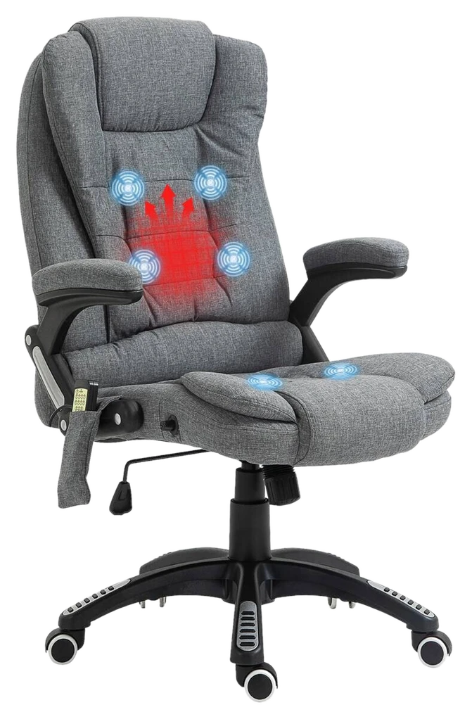 Vinsetto Massagestuhl dunkelgrau