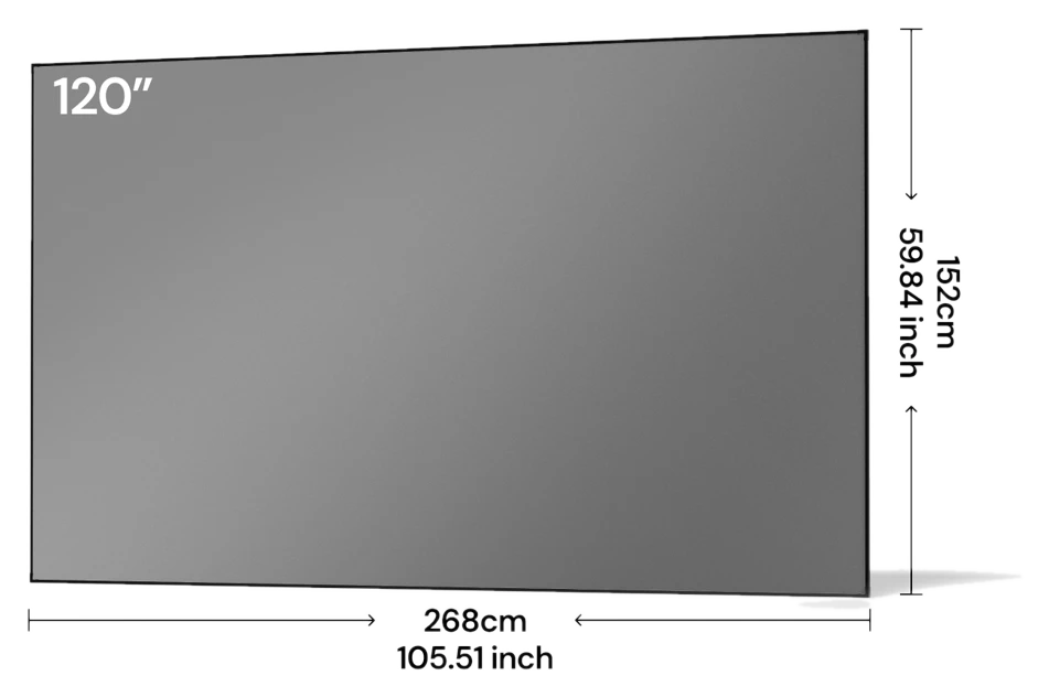 AWOL Valerion 100''/120'' Fresnel-Schirm zur Abschirmung von Umgebungslicht