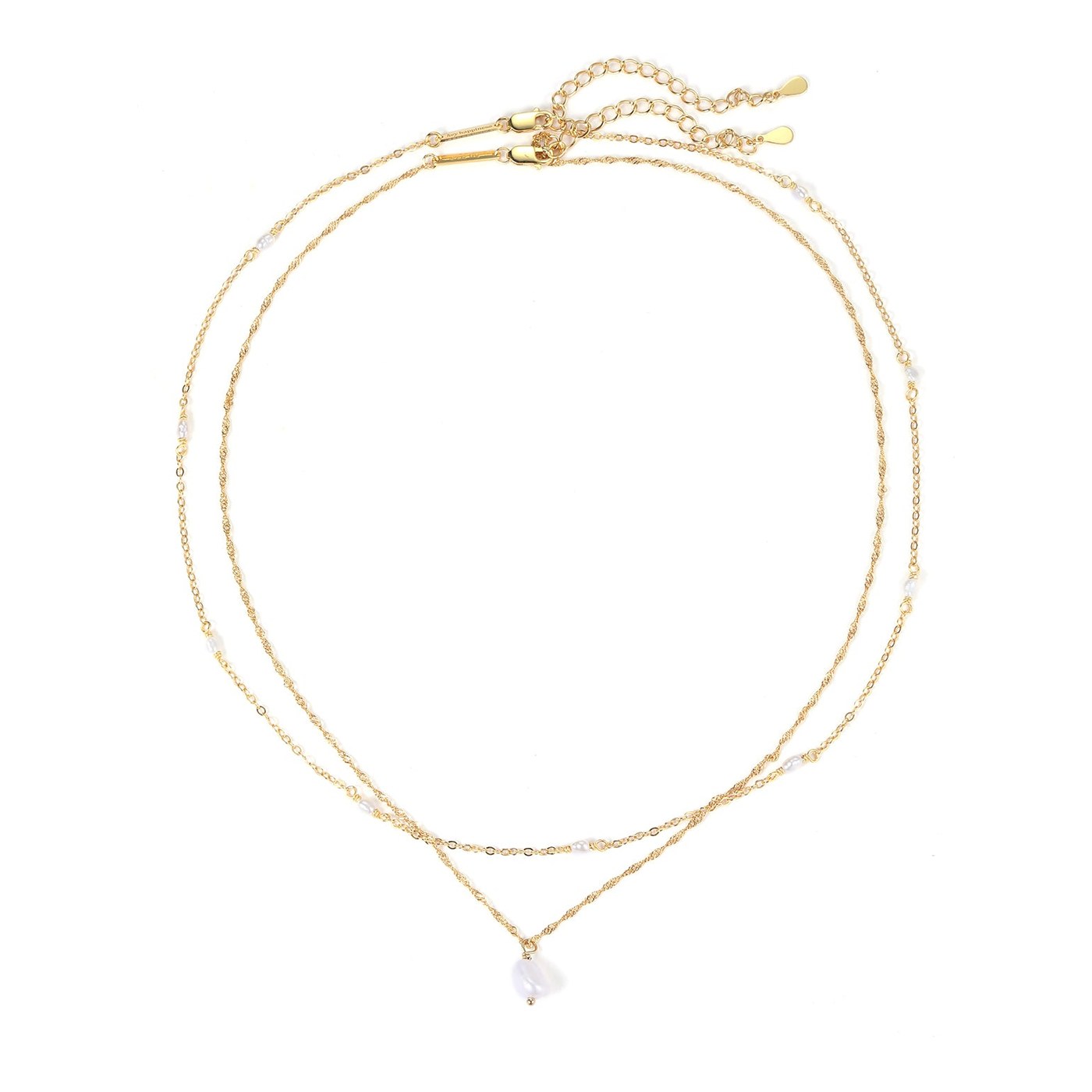 Hey Happiness Glamor Halskette Set Sterling