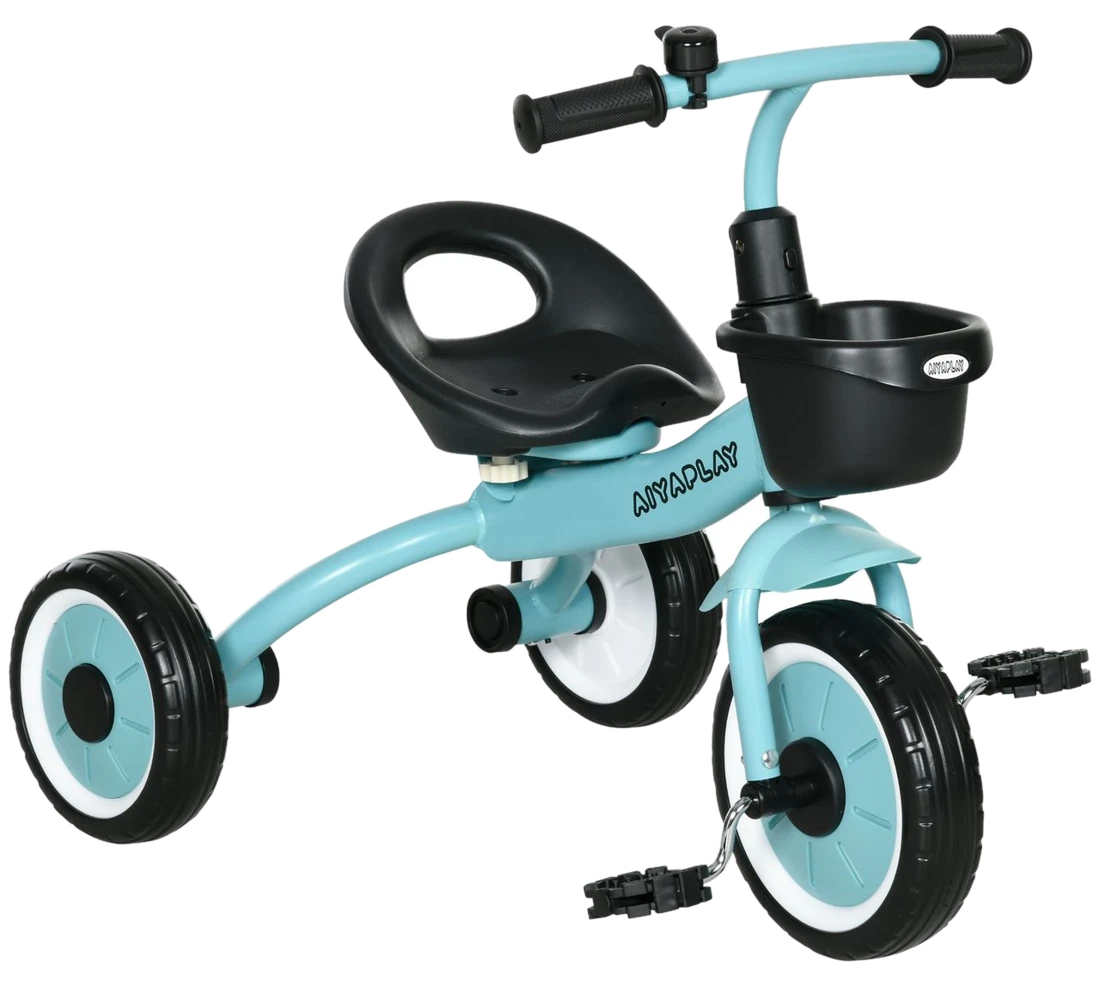 AIYAPLAY Dreirad – Kinderfahrrad mit Fahrradkorb