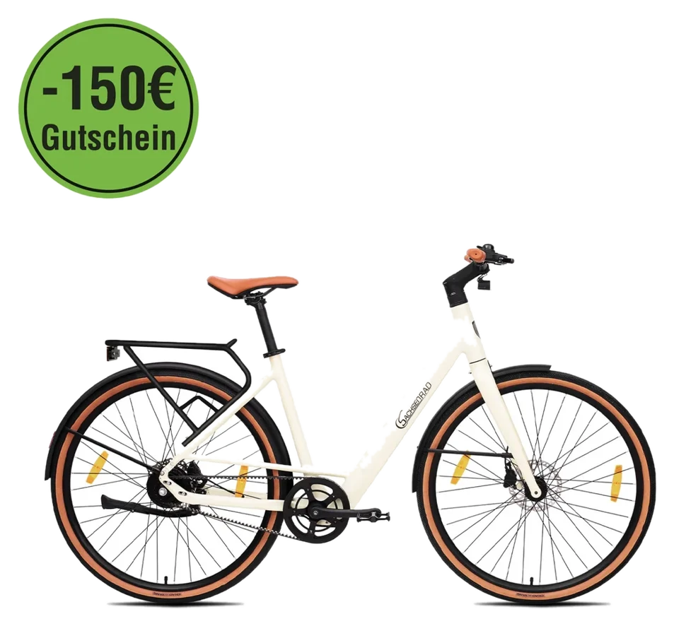 SachsenRAD Urban City E-Bike C3V Roma II mit KI-Unterstützung