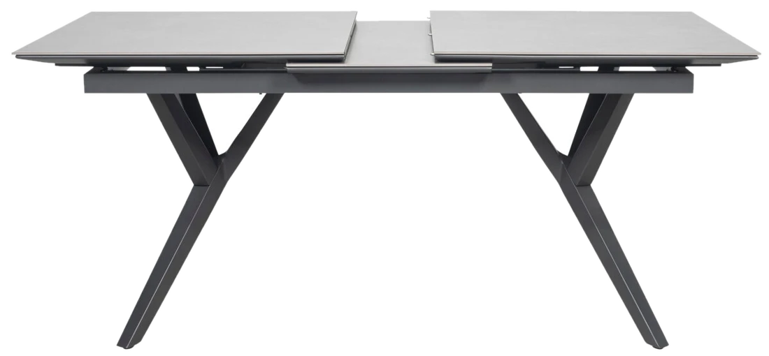 Mr. Deko Ausziehtisch Valor 160/210 x 90 cm light grey Aluminium