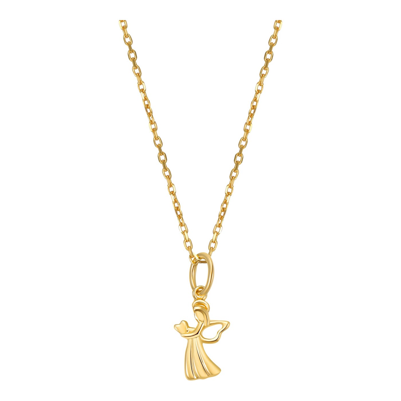 Hey Happiness Guardian Angel Halskette 14K