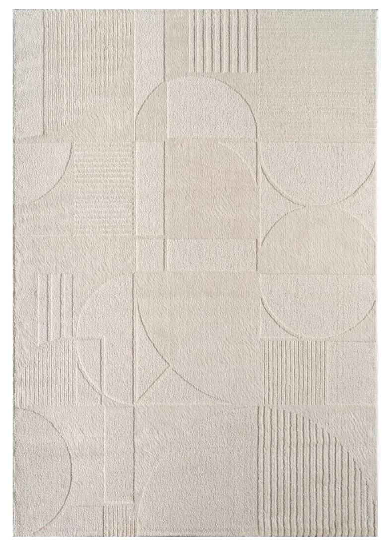 teppich.de Moderner-teppich Sumo creme 80x150 cm