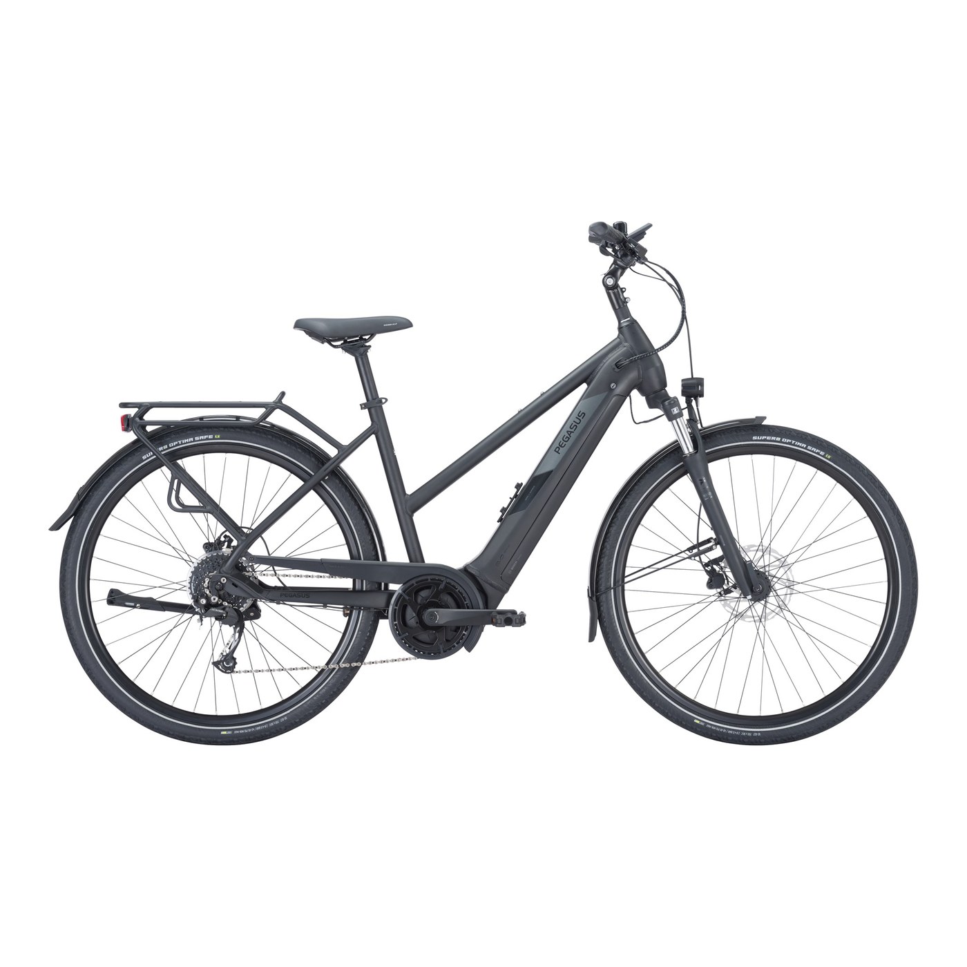 Pegasus Solero Evo 9 625 Wh Damen Trapez schwarz 2024
