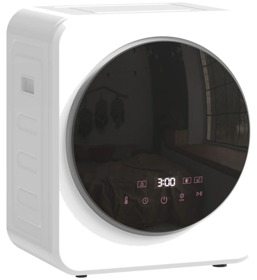 HOMCOM Mini Wäschetrockner mit einstellbarem Timer 800 W 4 kg bis zu 60℃
