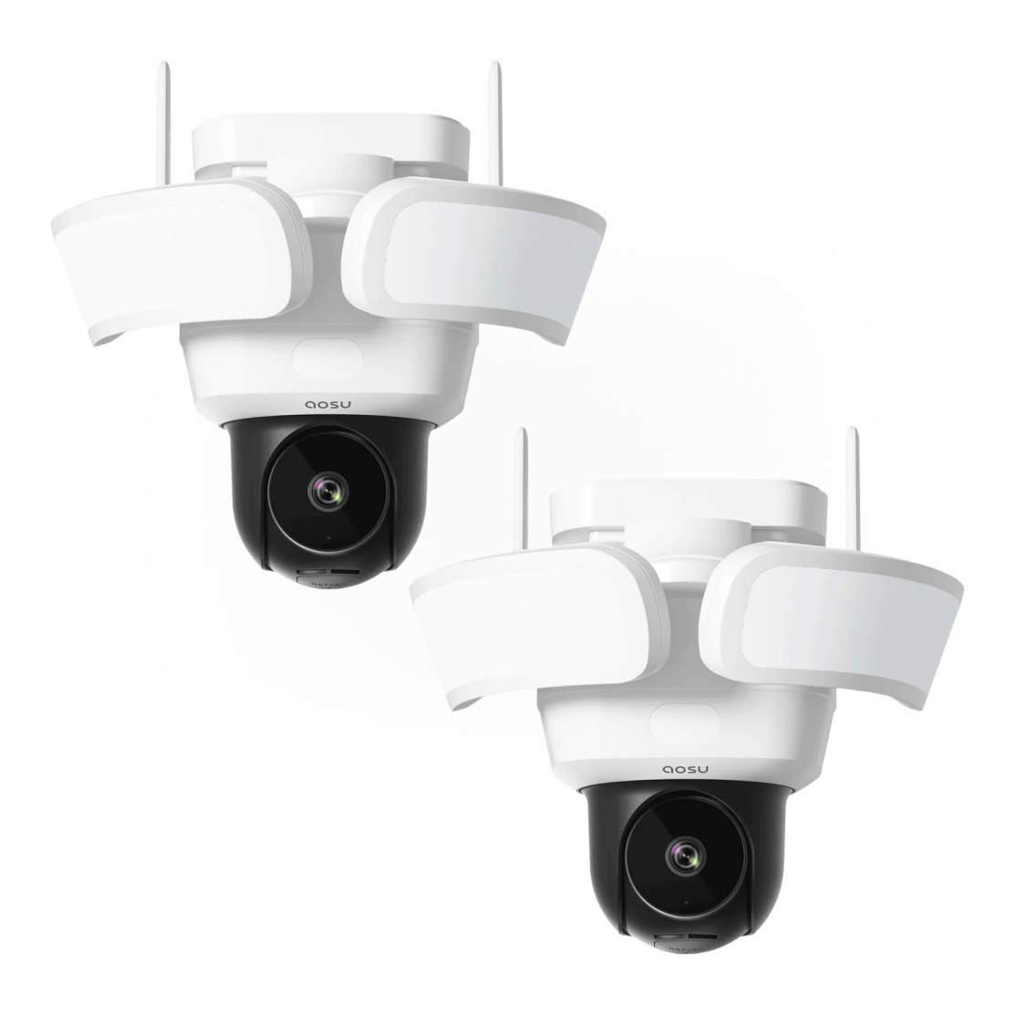 aosu | SECURITY Flutlicht-Kamera Pro – 2 Stücke