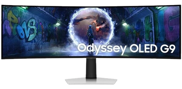 Samsung Gaming Monitor »LS49DG934SUXEN« 124 cm / 48,8 '' silber