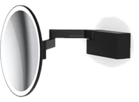 Decor Walther Vision Kosmetikspiegel mit 5x Vergrößerung schwarz matt für Wandmontage