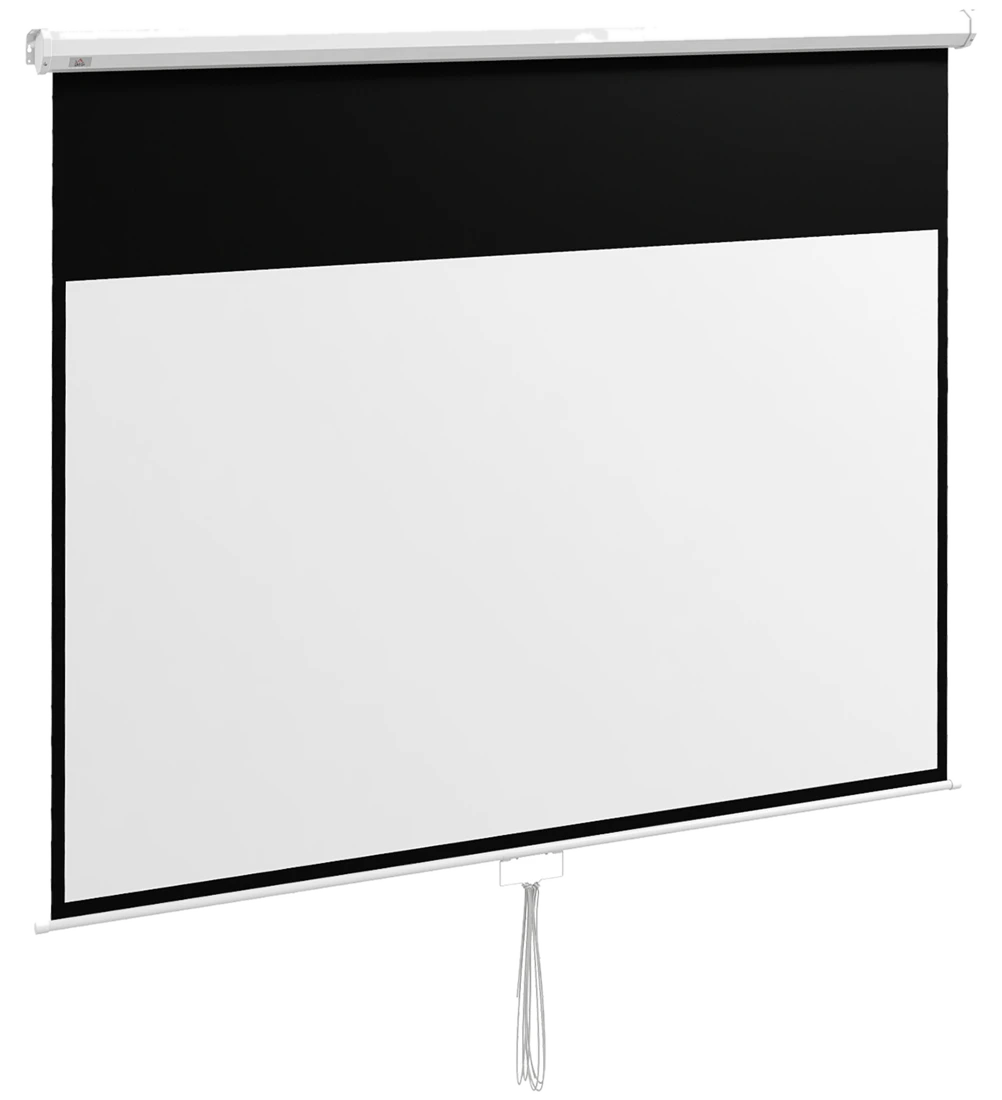 HOMCOM Projektionsleinwand 254 cm