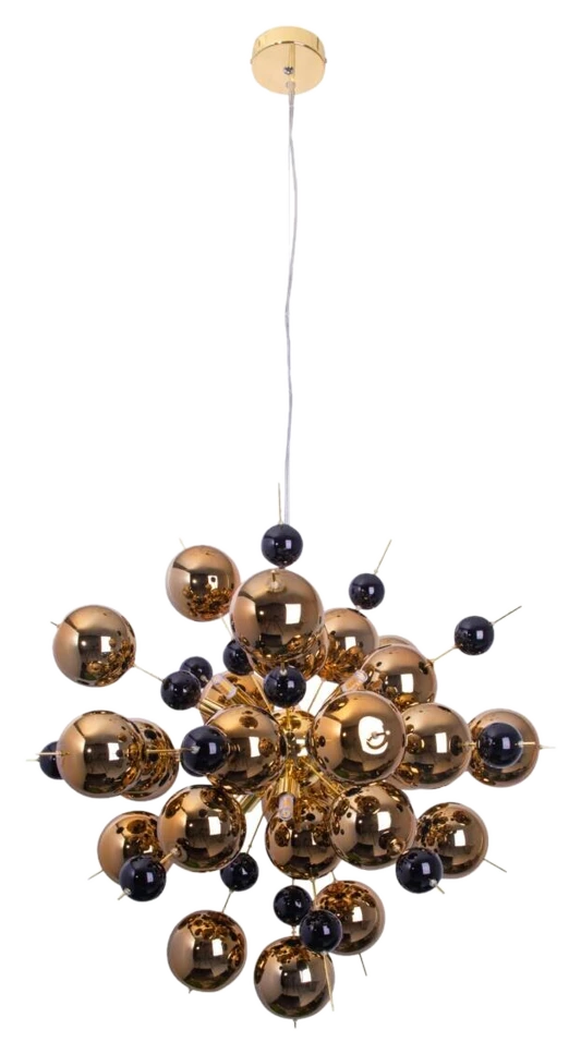 Näve Leuchten Pendelleuchte 7026458 gold Glas Metall G9 10 Brennstellen