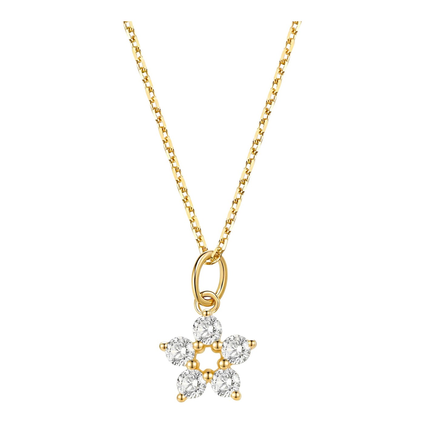 Hey Happiness Becoming Halskette 14K Gold – Gold