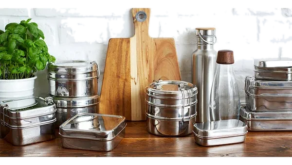 ECO Brotbox Tiffin Swing Edelstahldose dicht