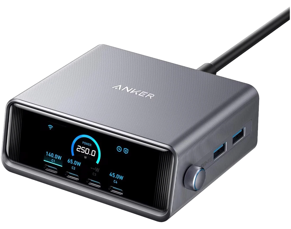 Anker Prime Ladestation – 250W, 2 x