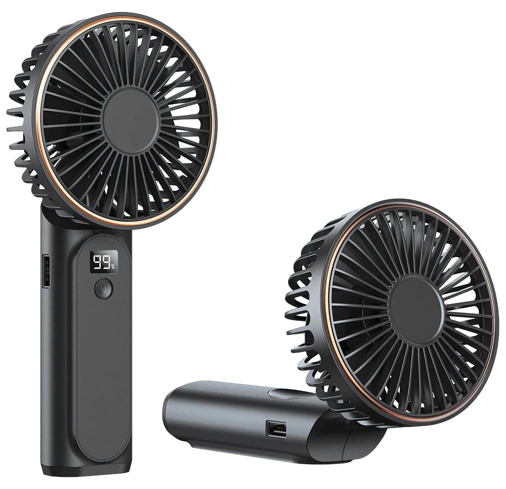 Tragbarer Ventilator Techsuit M12, Schwarz
