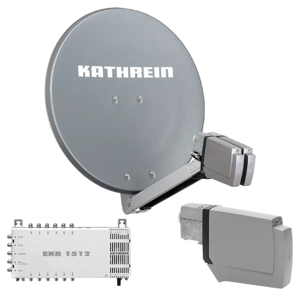 Kathrein CAS 80 Sat-Antenne Graphit (gr) multifeedfähig
