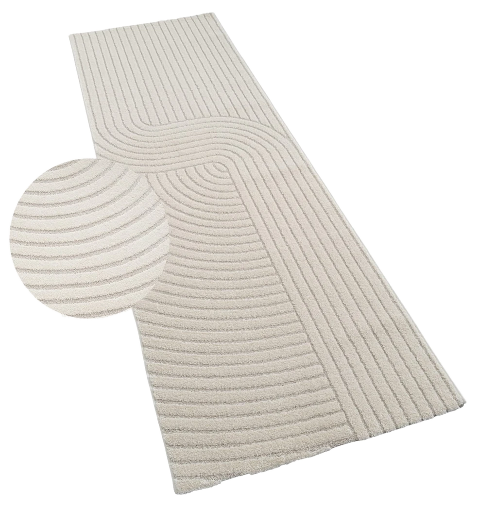 teppich.de Moderner-teppich Aurora creme 80x150 cm