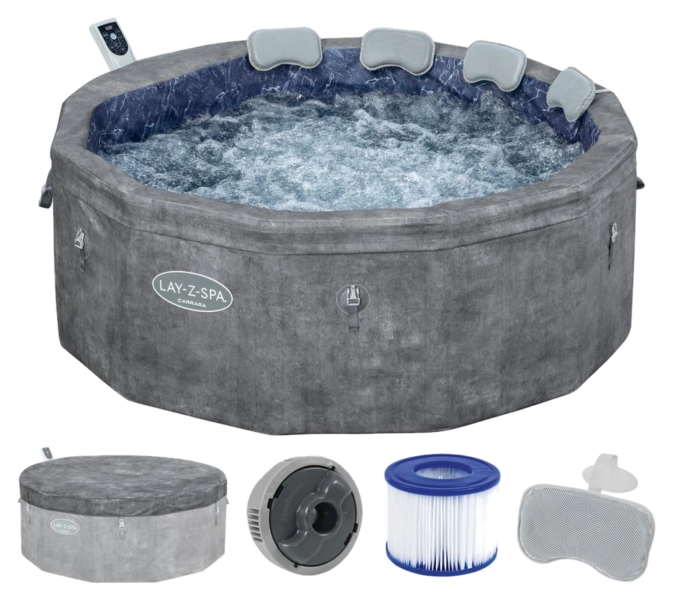 Bestway LAY-Z-SPA® Whirlpool Carrara AirJet + App-Steuerung