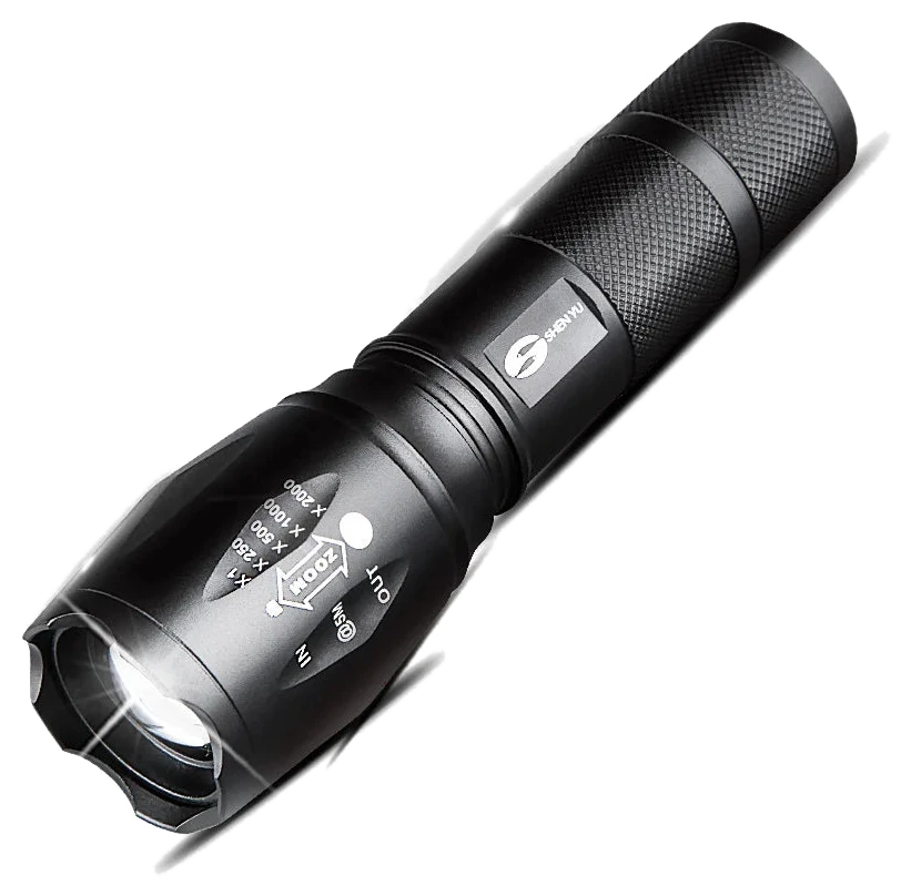 grundig-bike Grundig Professional LED wiederaufladbare Hochleistungs-Taschenlampe