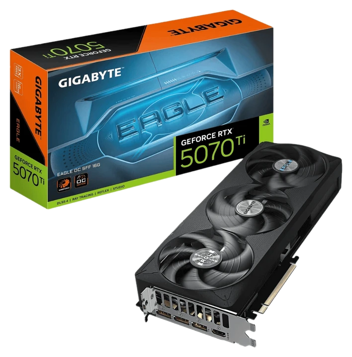 GIGABYTE GeForce RTX 5070 Ti EAGLE OC SFF 16G GDDR7 Grafikkarte