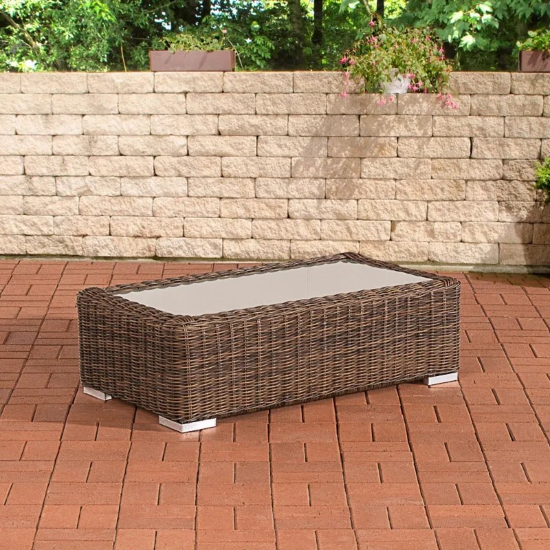 TPFGarden Gartentisch Maden 5mm Polyrattan