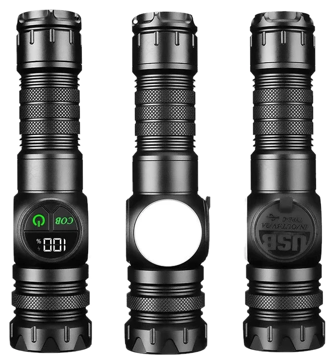 grundig-bike Grundig Profi-LED-Taschenlampe (USB-C aufladbar)