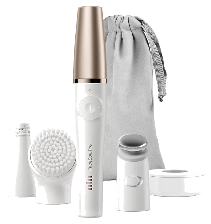BRAUN FaceSpa Pro 911: 3-in-1 Gesichtsepilierer für professionelle Epilation