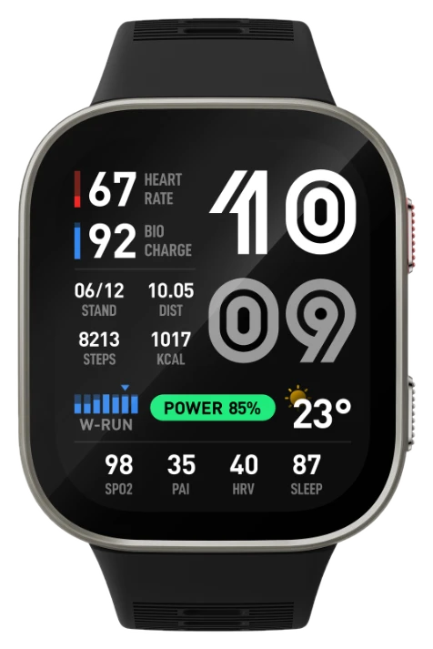 Amazfit Smartwatch: Bip Max Smartwatch mit 2,07" AMOLED Display