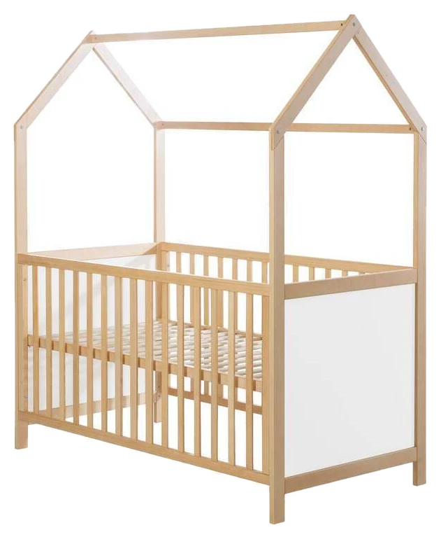 roba Babybett Hausbett 70x140 cm aus FSC®-zertifiziertem Holz